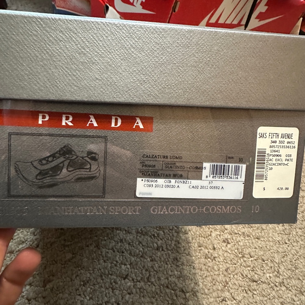 Prada Men’s Black Sneakers - Picture 4 of 4